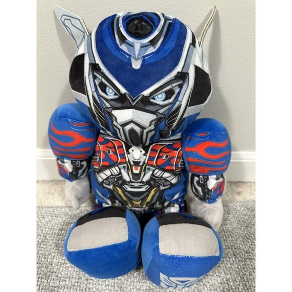 Build A Bear‎ Transformers Optimus Prime Plush 18" Moveable Arms 2016 - Picture 1 of 11